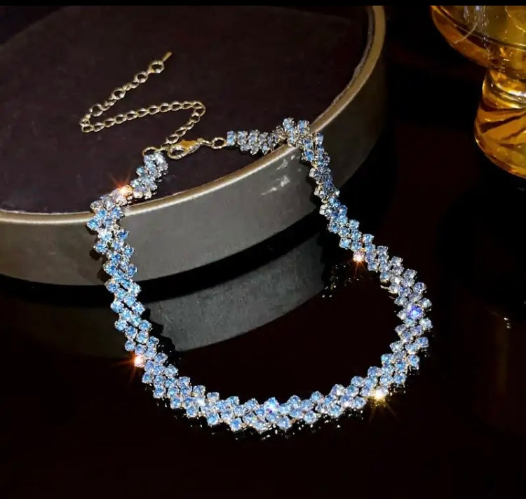 Rhinestone Choker Necklace