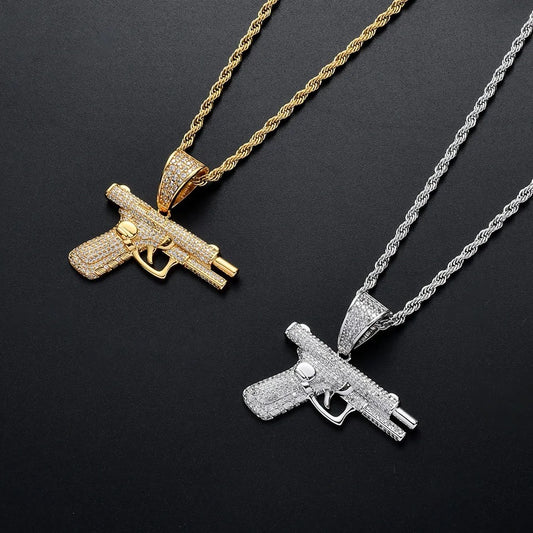 Mini Weapon Solid Pendant Necklace