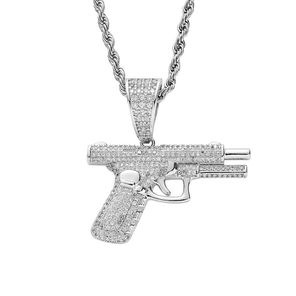 Mini Weapon Solid Pendant Necklace